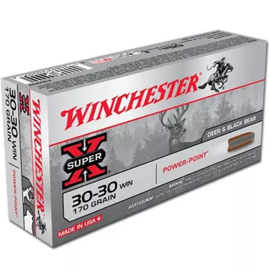 Winchester X30303 SuperX 30-30 170 GR Power Point 20 Rounds