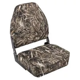 Wise High Back Boat Seat - Realtree Max-5