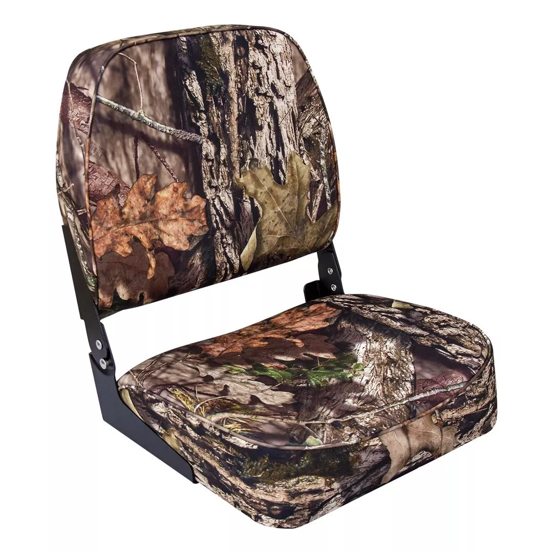 Wise Low Back Camo Boat Seat, Realtree Max 5• 8WD618PLS-733