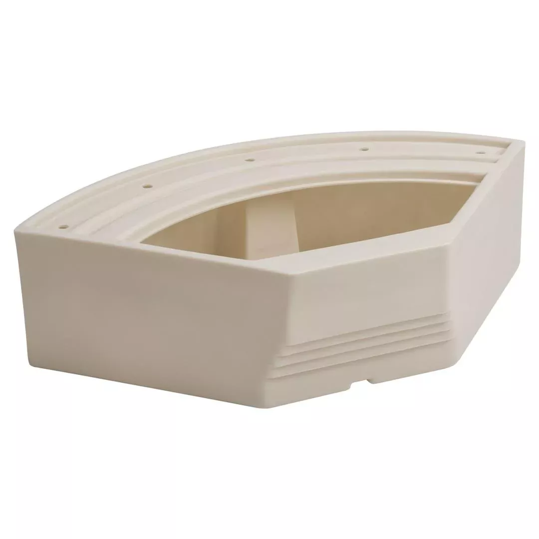 Wise Pontoon 32″ Radius Corner – Base Only – Platinum• BM1146-1B-990