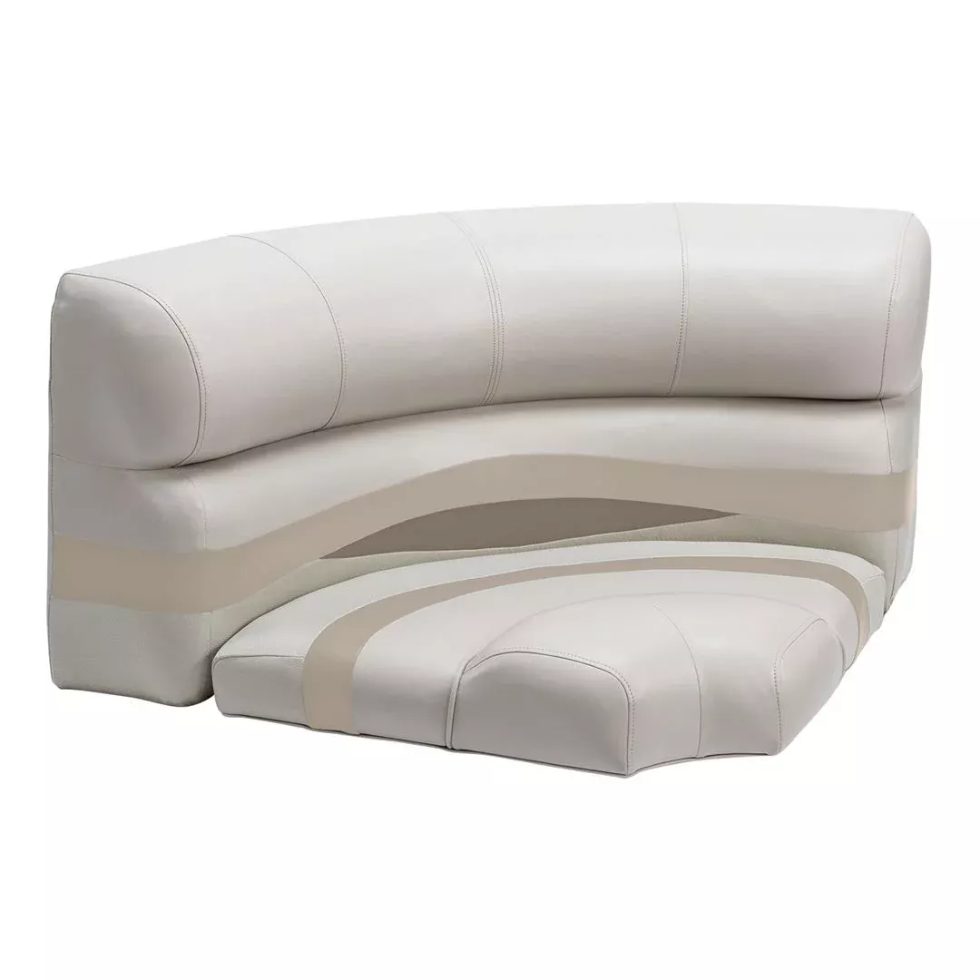 Wise Premier Pontoon 32″ Bow Radius Corner Cushion Set, Stone/Mocha Java/Khaki• BM11002-1066