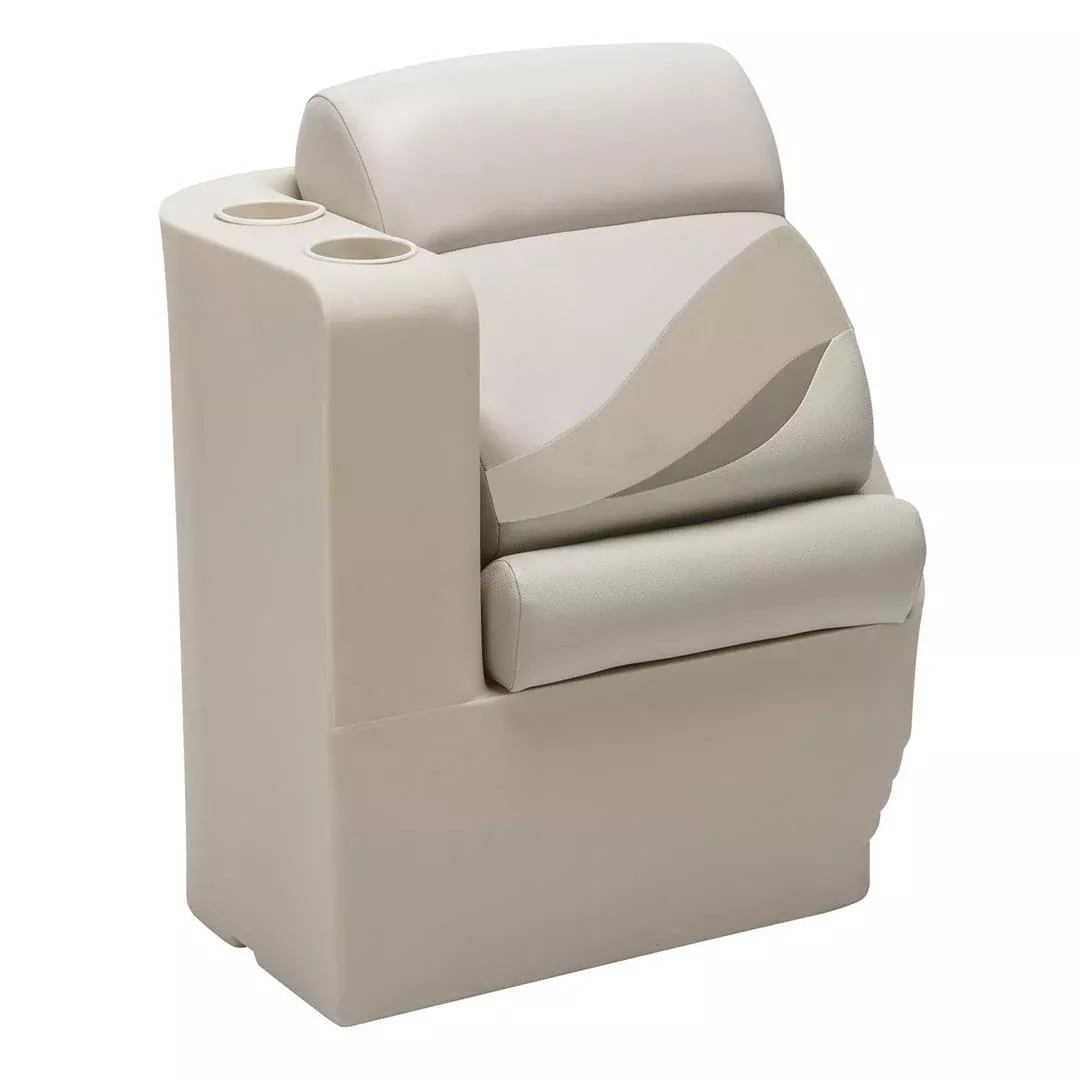 Wise Premier Pontoon Lean Back Recliner -Left, Stone/Mocha Java/Khaki• BM13006L-1066