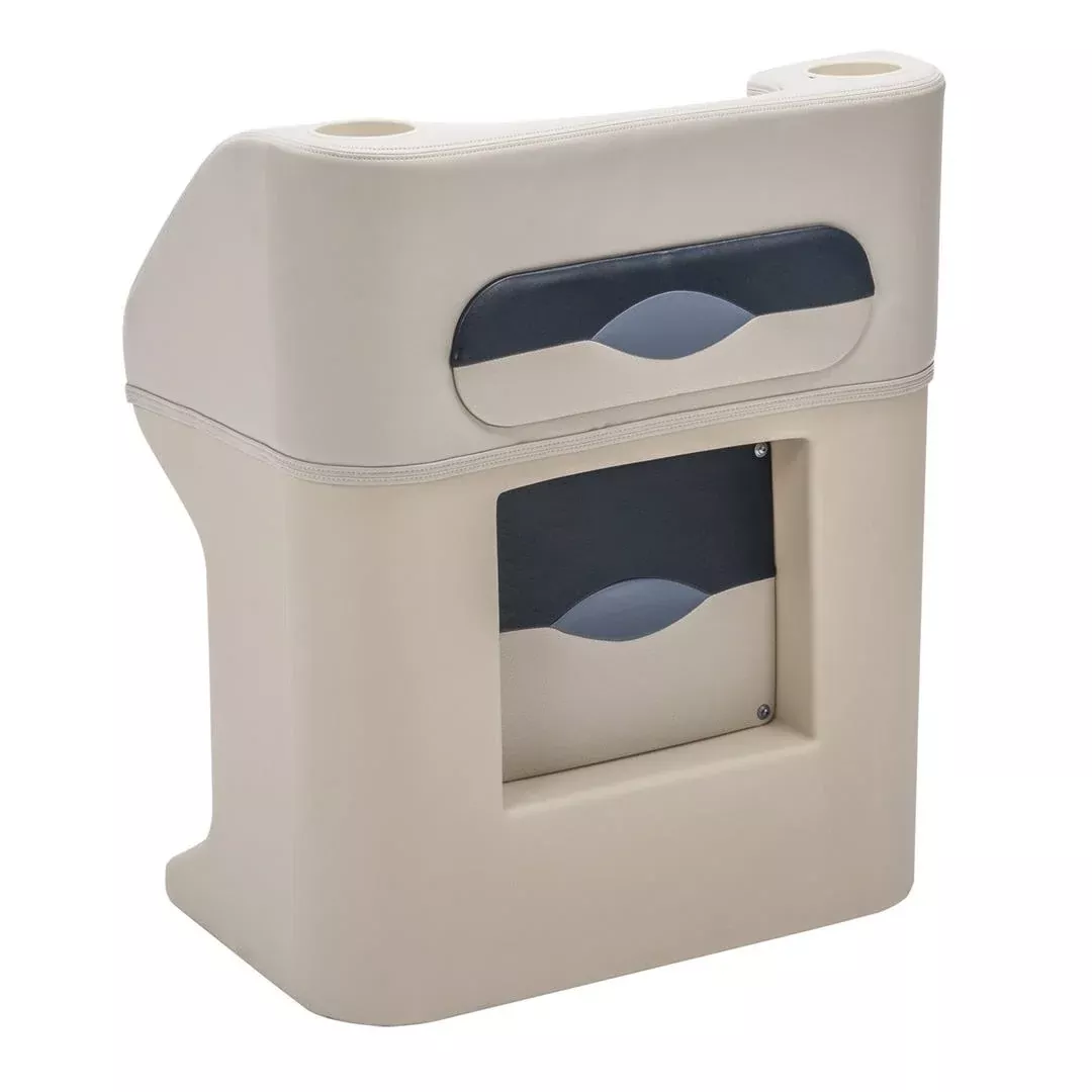 Wise Premier Pontoon Steering Console, Platinum/Spectra Navy/Cobalt• BM1158-986