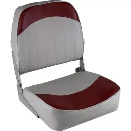 Wise Promotional Low Back Boat Seat - Grey/Red
