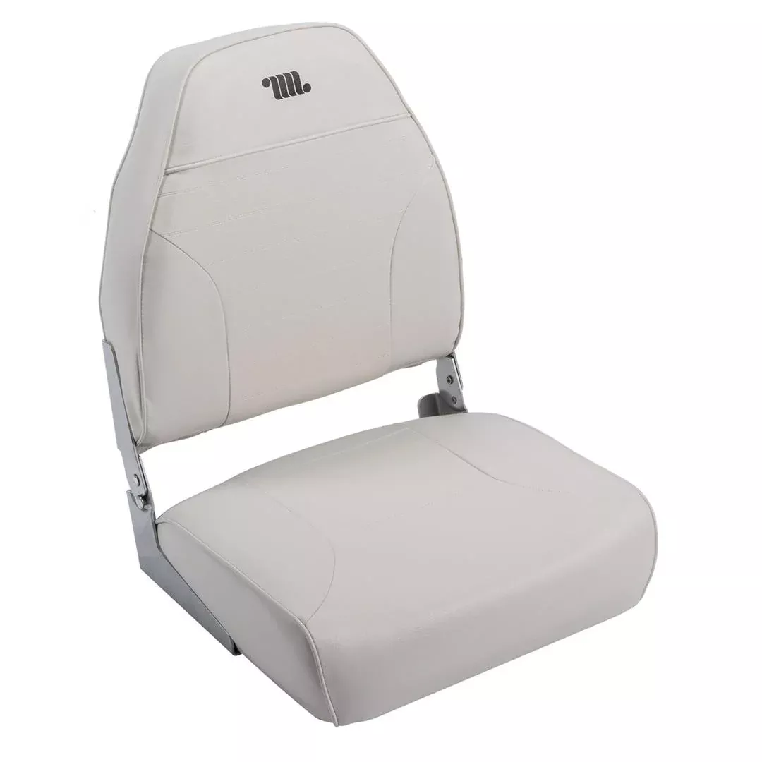 Wise Standard High Back Fishing Seat, White• 8WD588PLS-710