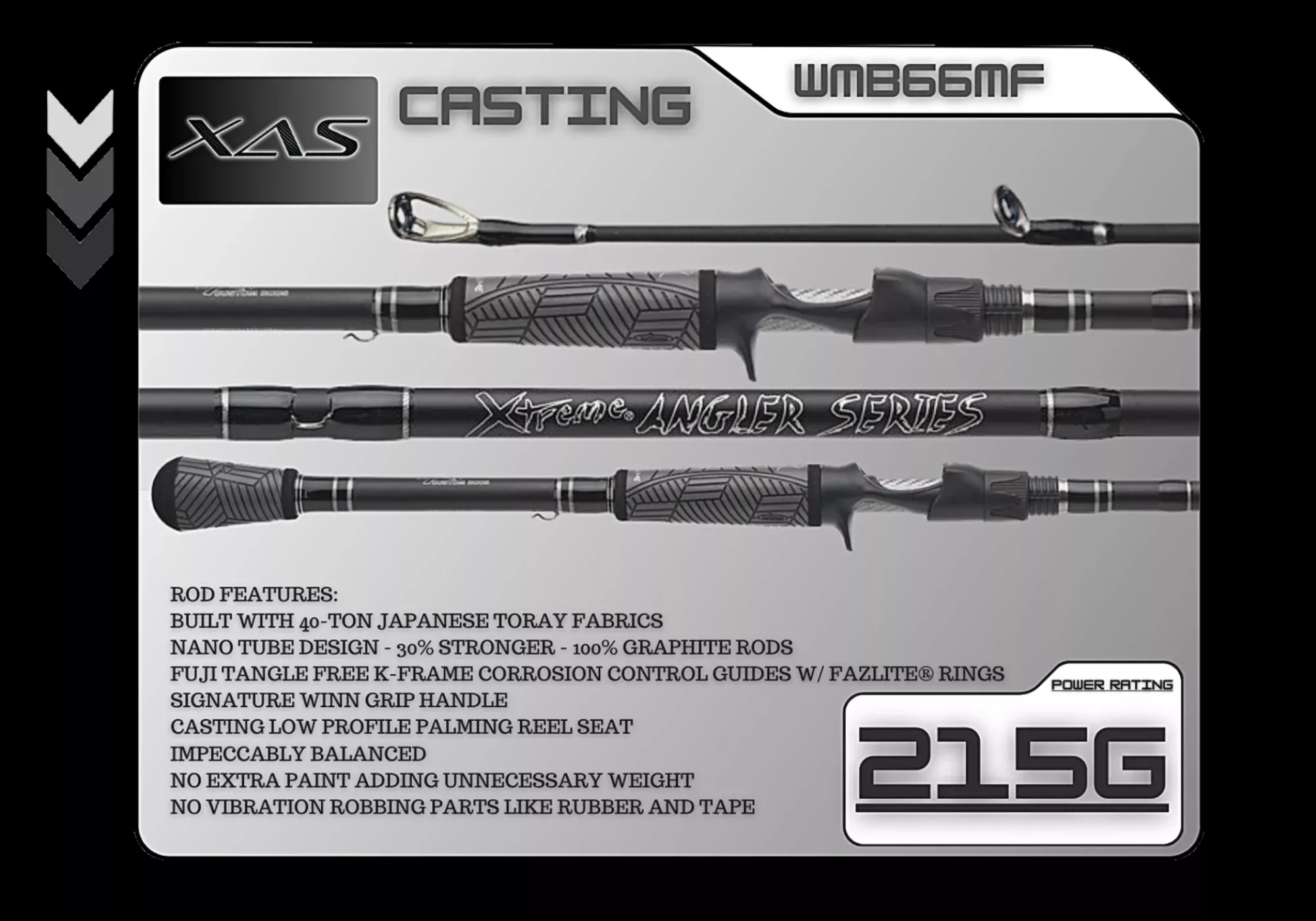 WMB66MF 6'6" Medium Fast