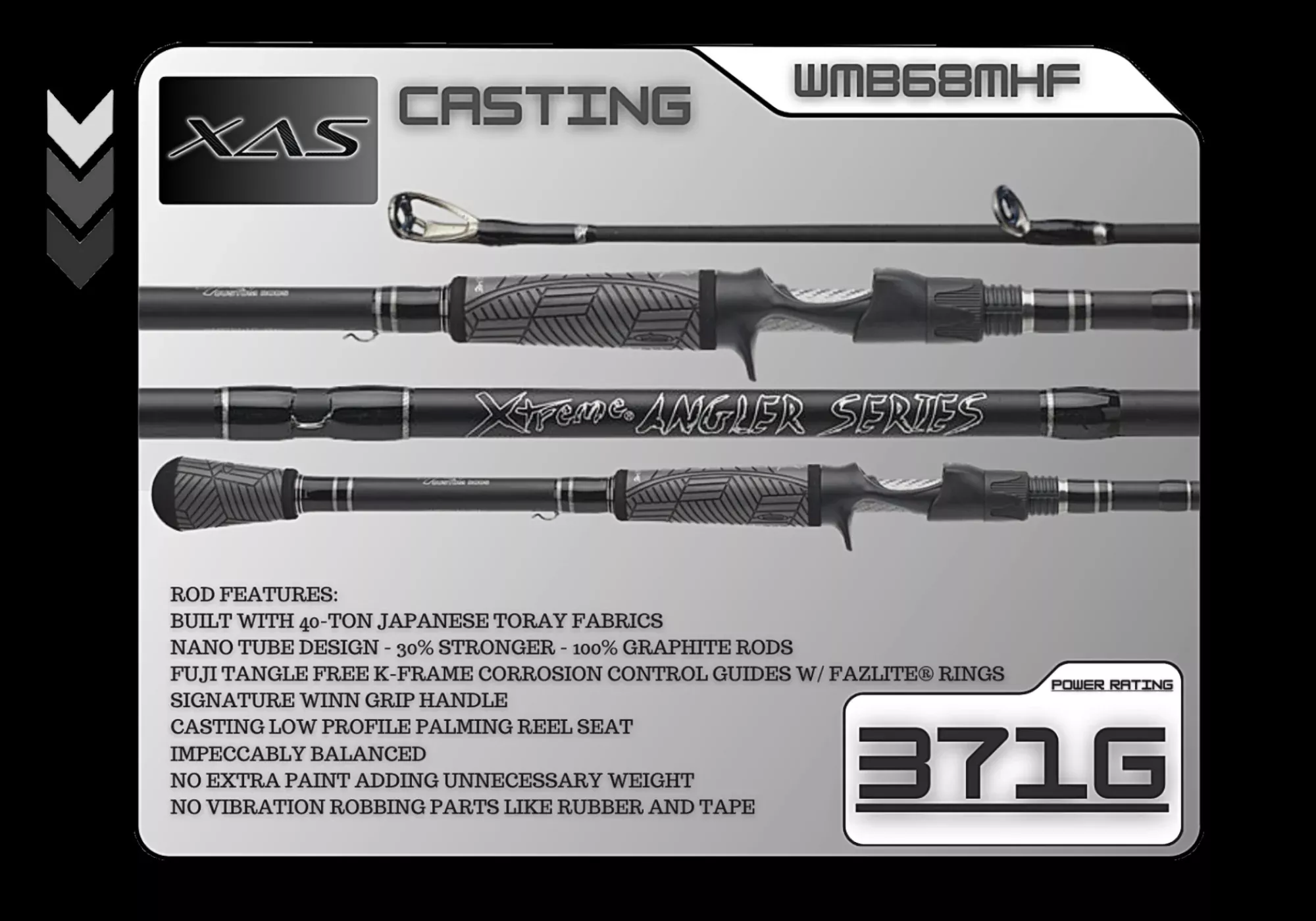 WMB68MHF 6'8" Med-Heavy Fast
