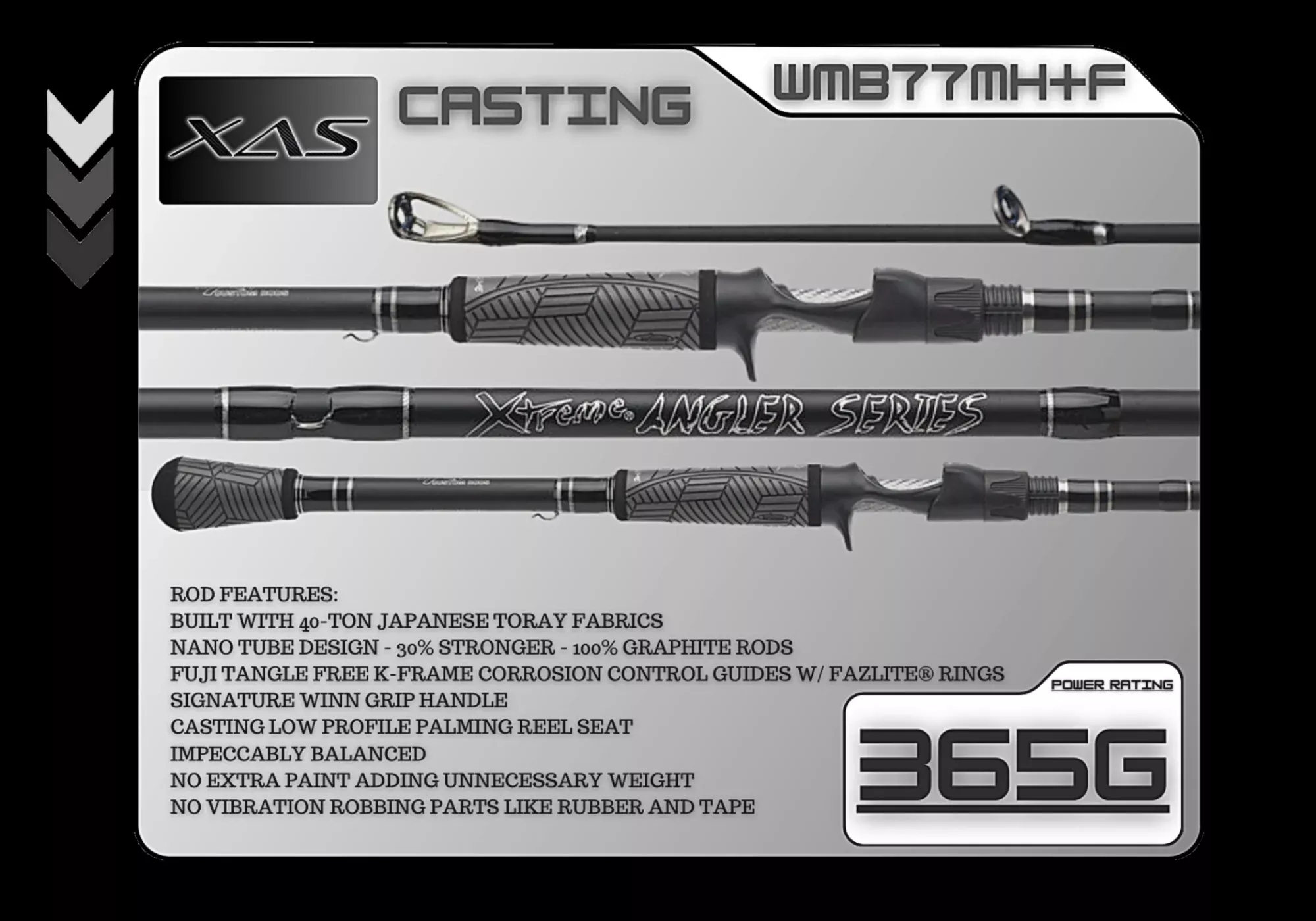 WMB77MH+F 7'7" Med-Heavy Plus Fast