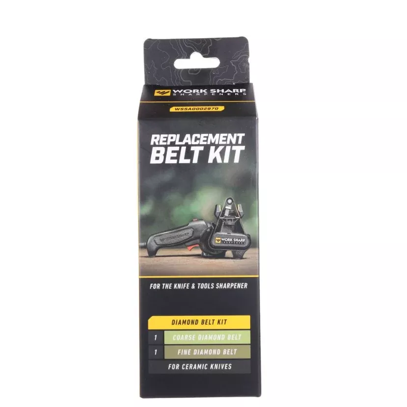 Work Sharp 2pk Replacement Fine and Coarse Grit Diamond Belt Kit for The Knife and Tool Sharpener
