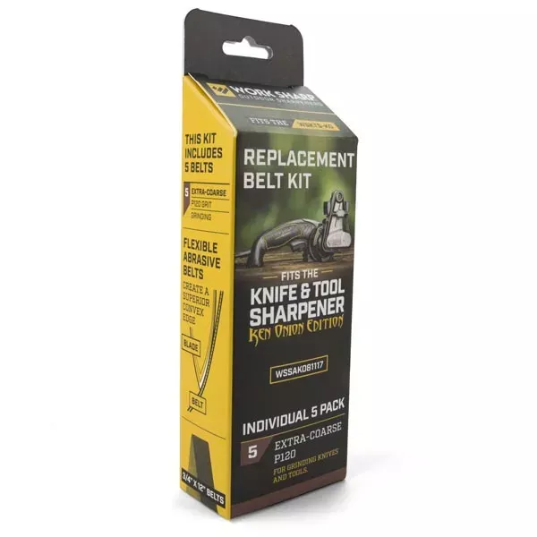 Work Sharp Extra Coarse P120 5 Pack Belts#WSSAK081117