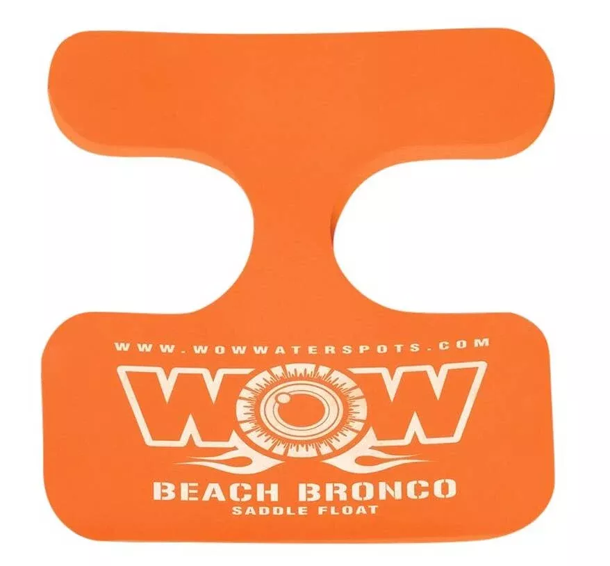 Wow Watersports Beach Bronco Orange Float Pool Saddle• 14-2120