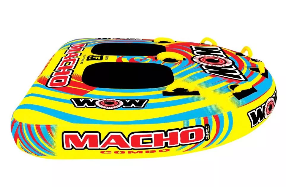 Wow Watersports Macho Combo 2-Rider Towable Tube• 16-1010