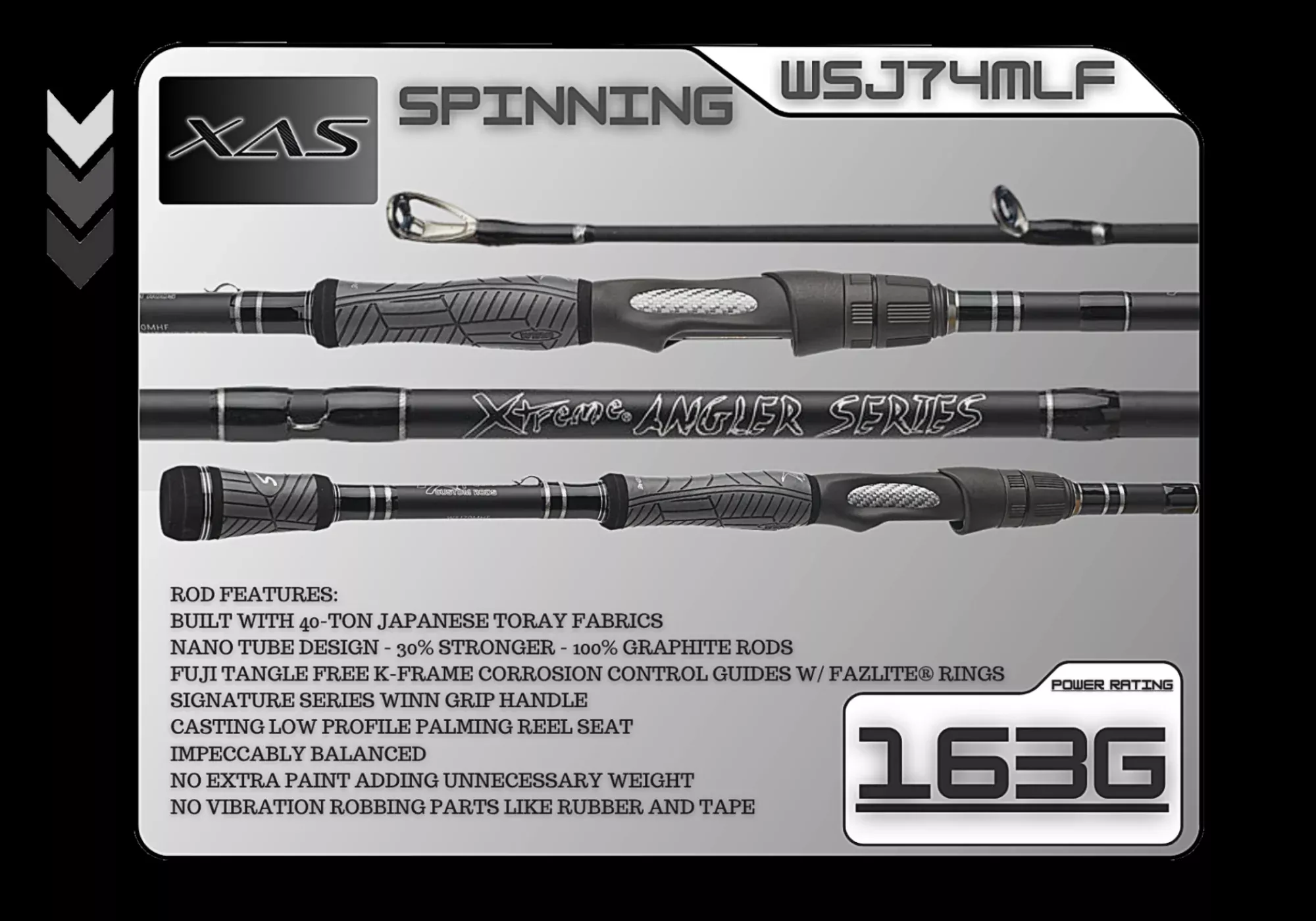 WSJ74MLF 7’4″ Medium LIght Fast
