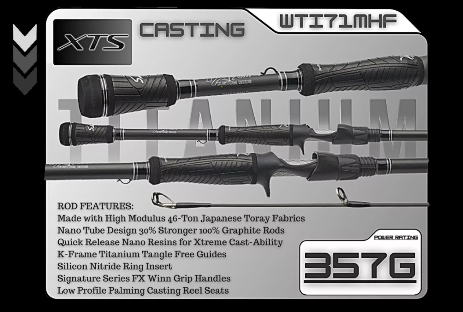 WTI71MHF7’1″ Medium Heavy Fast **TITANIUM SERIES**