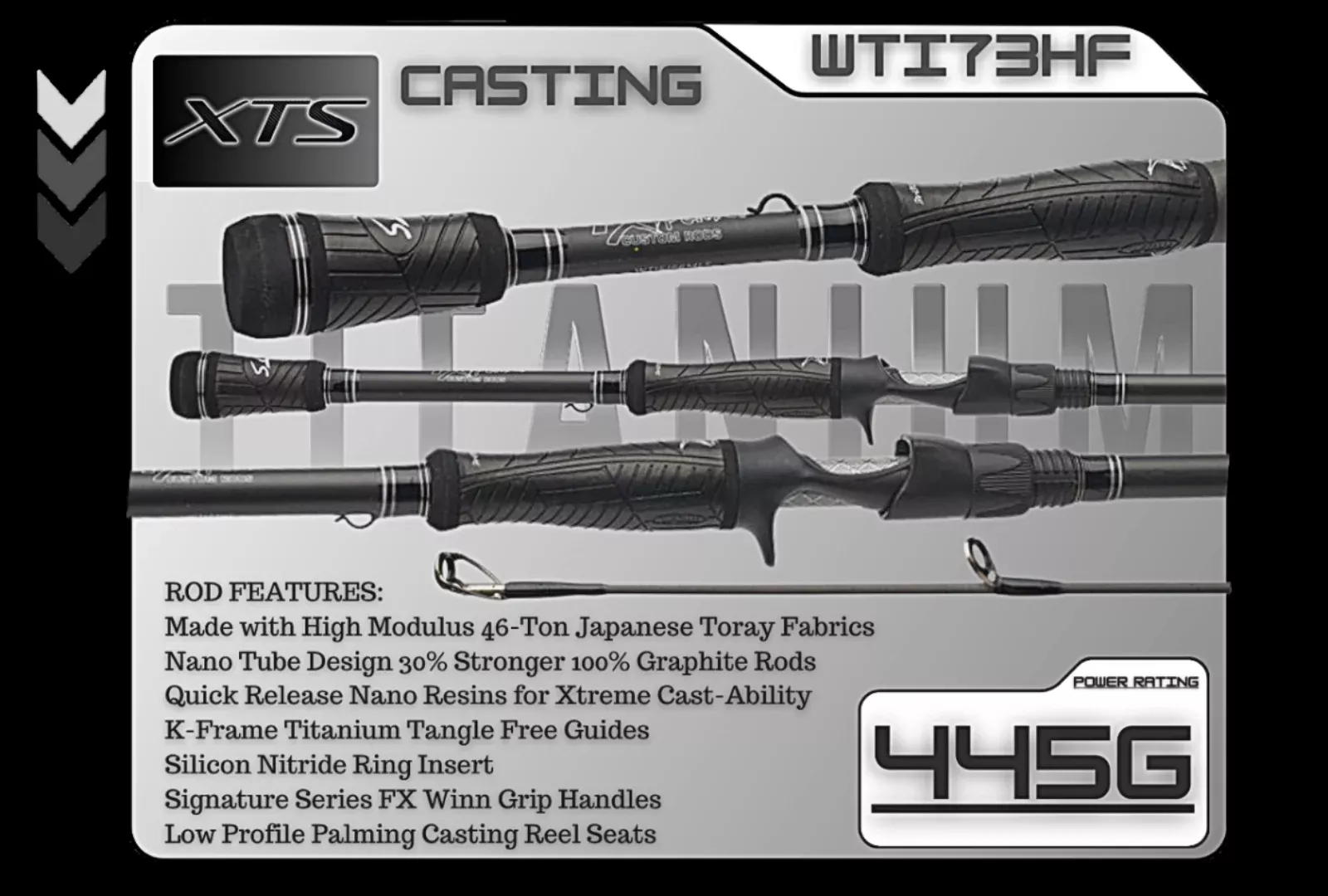 WTI73HF7'3" Heavy Fast **TITANIUM SERIES**
