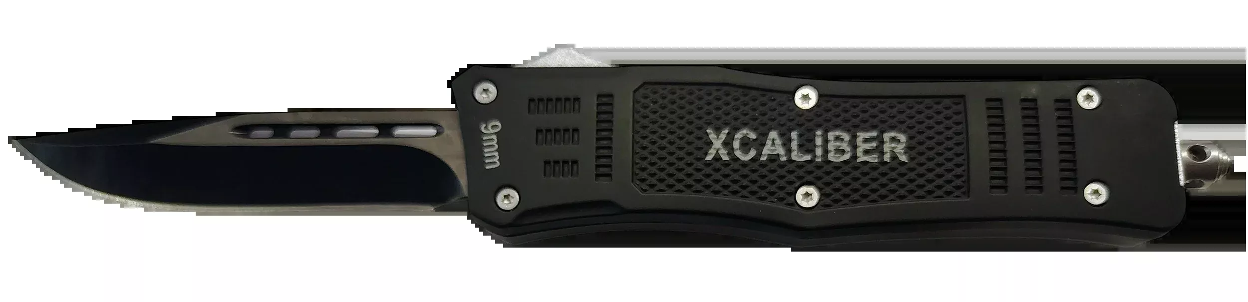 XCALIBER KNIFE COMPANY Out-the-Front (OTF) Medium Knife – 9mm Style Utility Blade for Everyday Carry