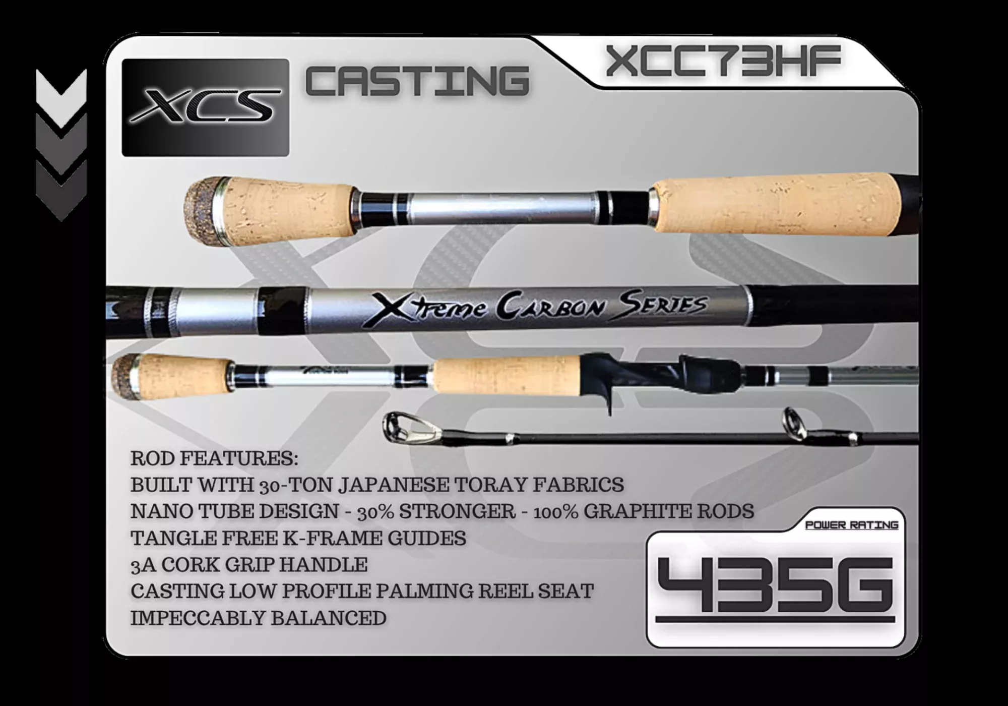 XCC73HF (435G) 7’3″ Heavy Fast
