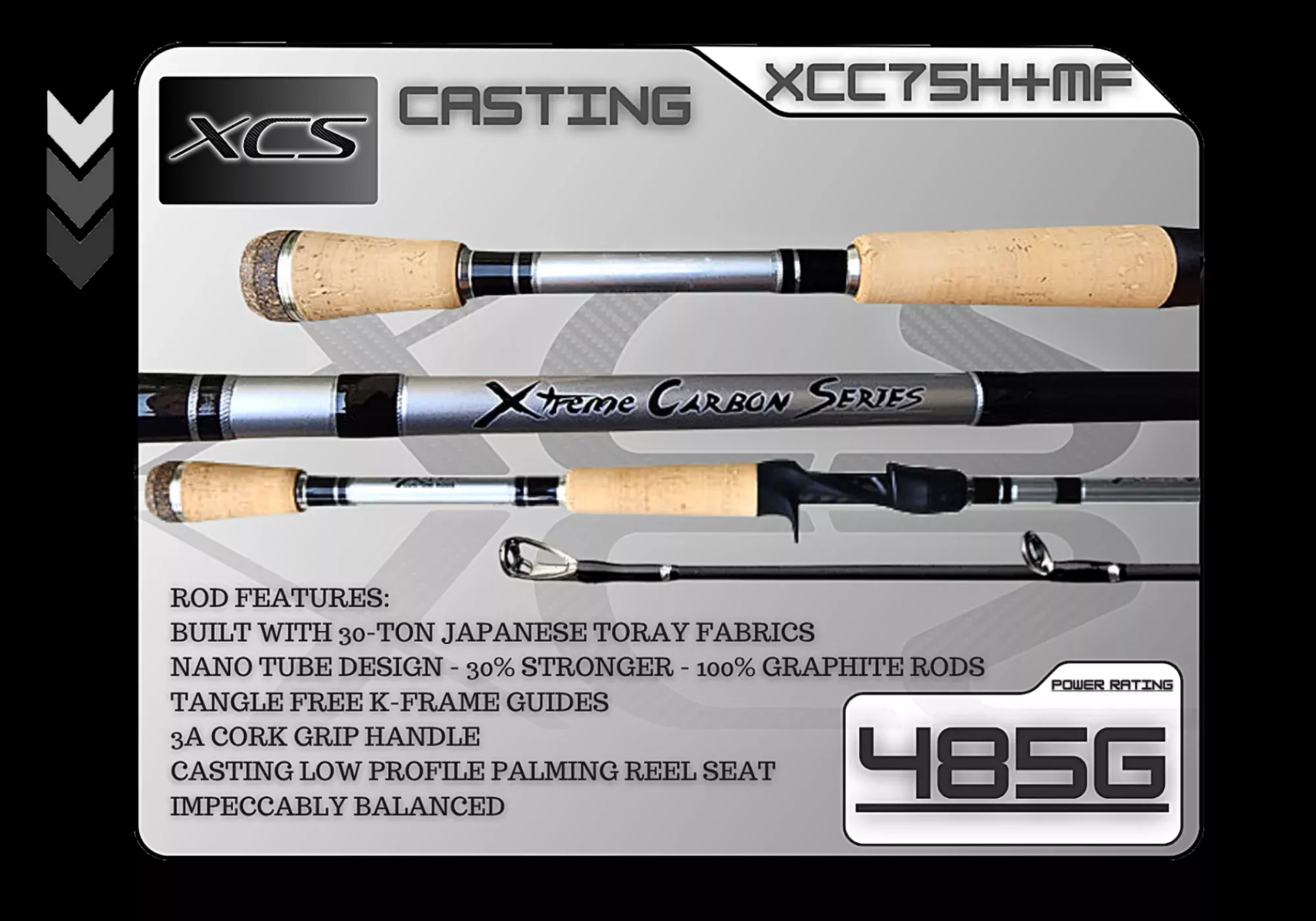 XCC75H+MF (485G) 7’5″ Heavy Plus Mod Fast