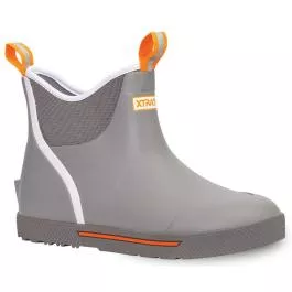 XTRATUF Men’s Wheelhouse 6″ Ankle Deck Boot – Gray – 10