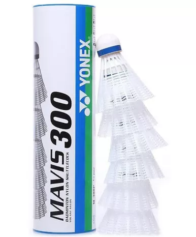 YONEX Mavis 300 Medium Nylon 1 Dozen 2 Tube Shuttlecock (M300M)