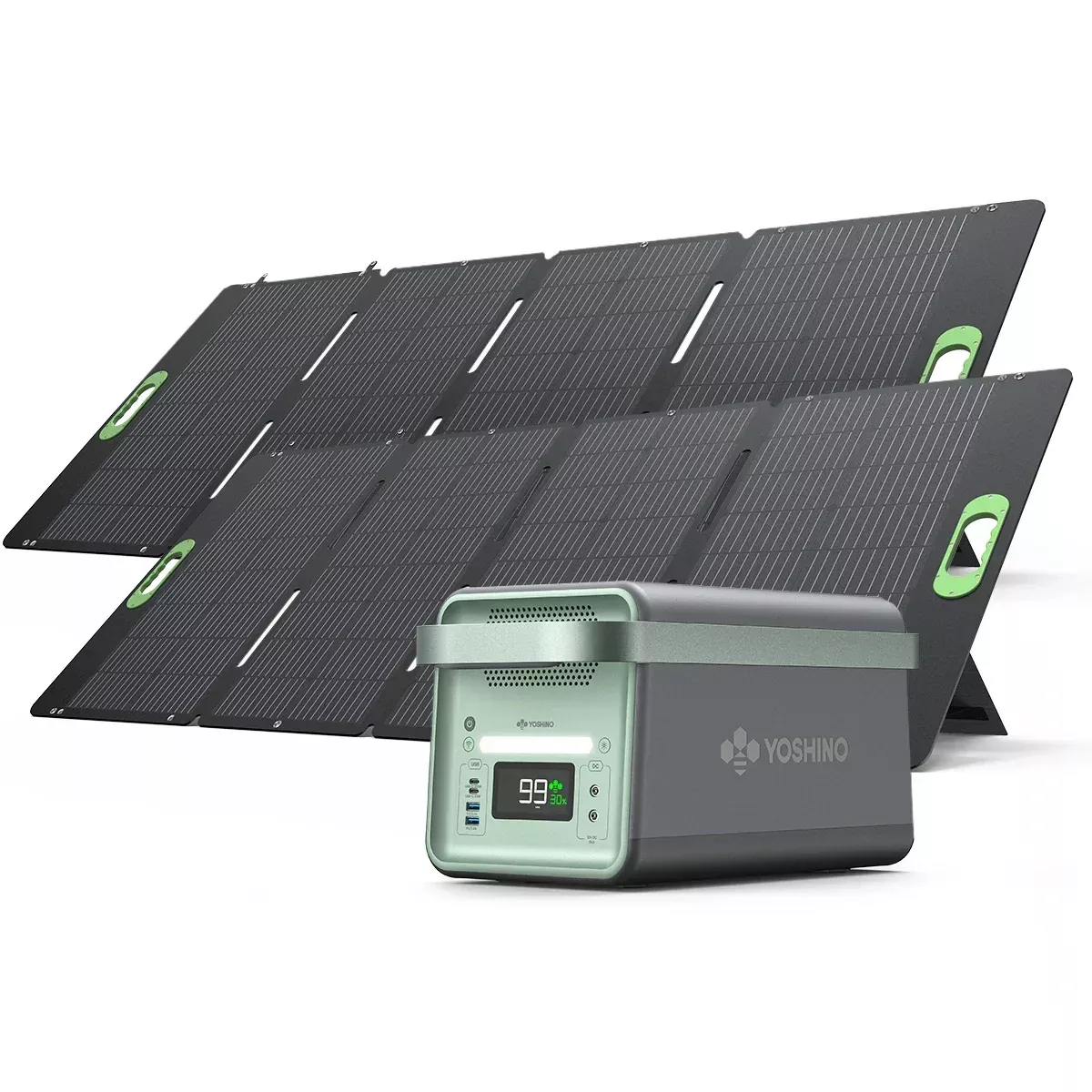 Yoshino B2000 Power Station with 2*SP200 Solar Panel