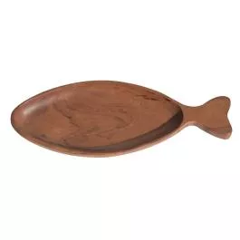 Young's Inc Mango Wood Fish Tray