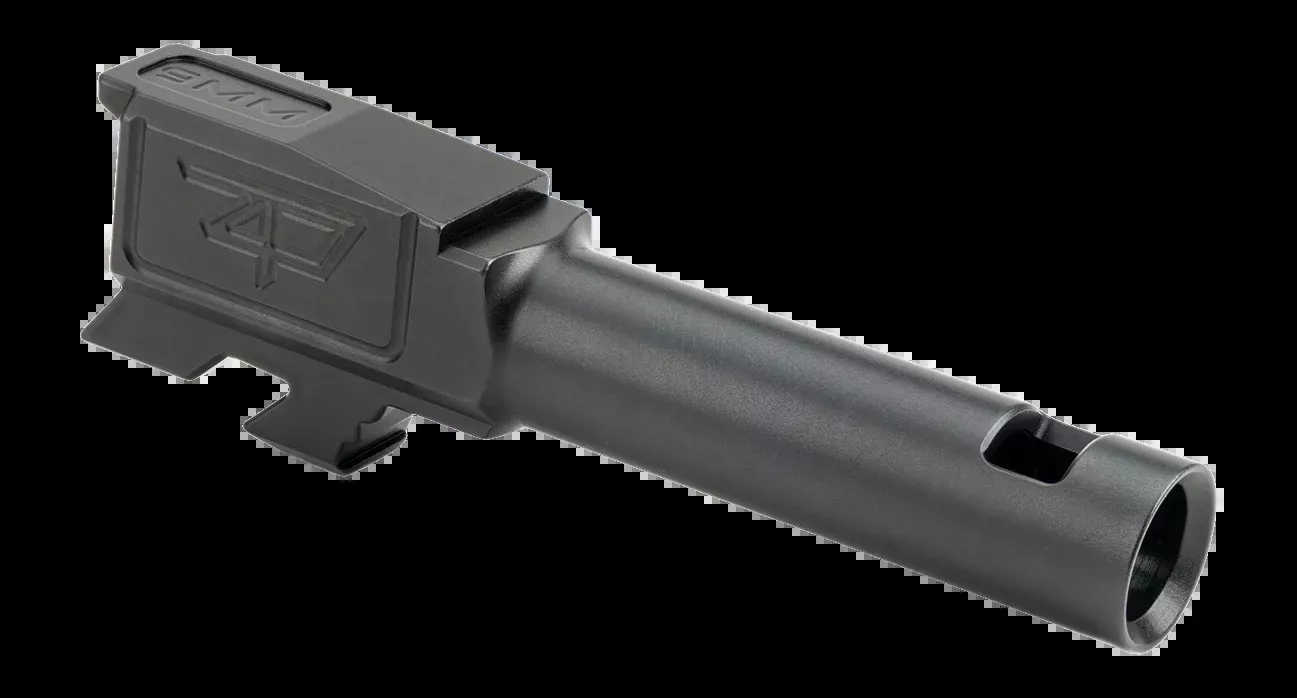 Zaffiri Precision IBS Integrated Blowhole System Barrel for Glock 43/43X Black Nitride BA-G43-CP-BN