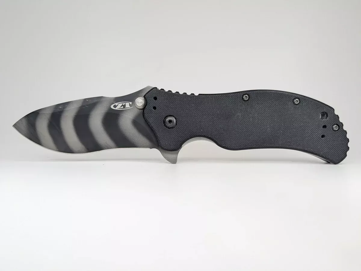 Zero Tolerance G-10 Tiger Stripe S30V Assisted Folding Knife