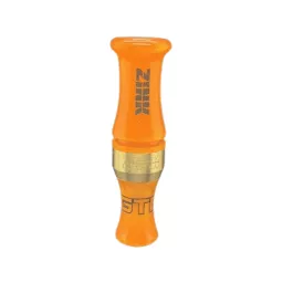 Zink Calls Green Top Rocker Single Reed Duck Call – Acrylic – Orange
